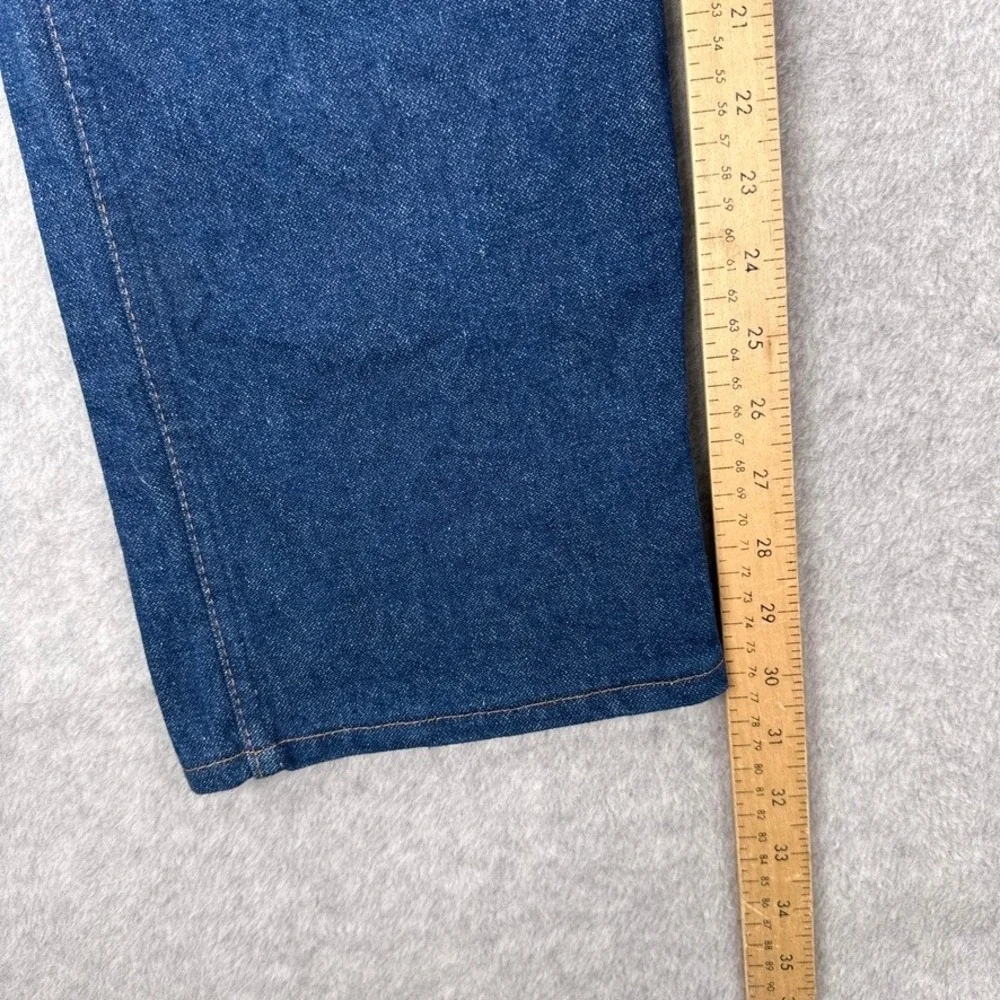 Wrangler Jeans Mens 34X30 Blue Denim Cowboy Cut Original Fit USA Made Vintage